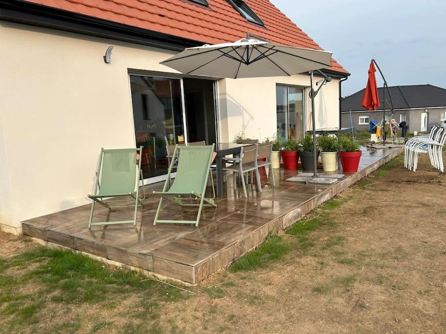 En Famille Ou Amis Avec La Mer Équihen-Plage Exterior foto